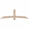 Ekena Millwork Bellingham Smooth Timber Gable Bracket, Douglas Fir, 84"W x 28"H x 5 1/2"D x 5 1/2"F, 8/12 Pitch GBW084X28X0606BEL00SDF - alternate 1